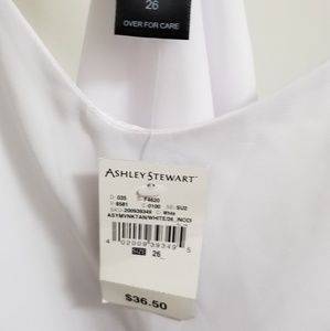 Asymetrical Ashley Stewart Racer Back Tank